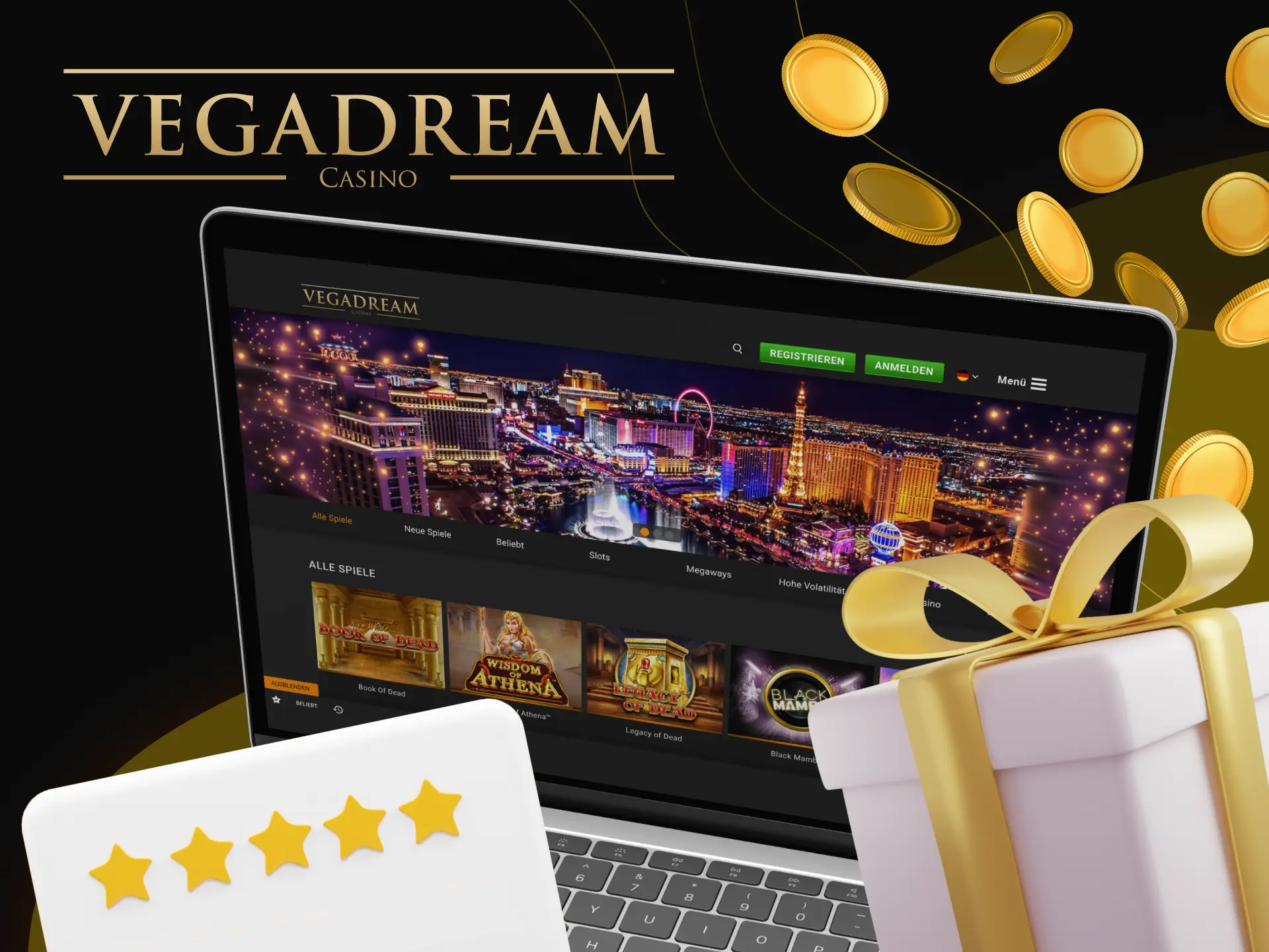 Im Vegadream Casino gibt es manchmal die Möglichkeit, einen speziellen Promo-Code einzugeben.